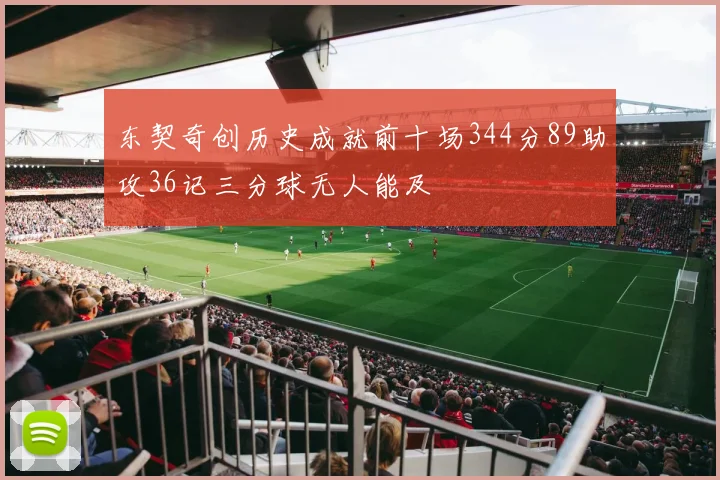 东契奇创历史成就前十场344分89助攻36记三分球无人能及
